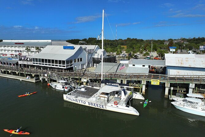 morning-charleston-harbor-sail-lux-catamaran-shade-and-seating