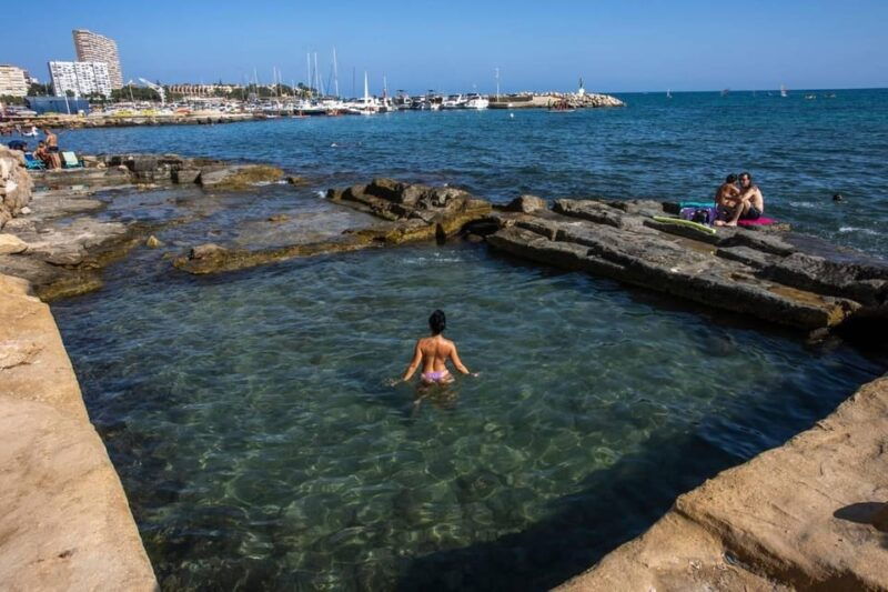 san-juan-beach-cabo-huertas-alicante-rental-bike-snorkel
