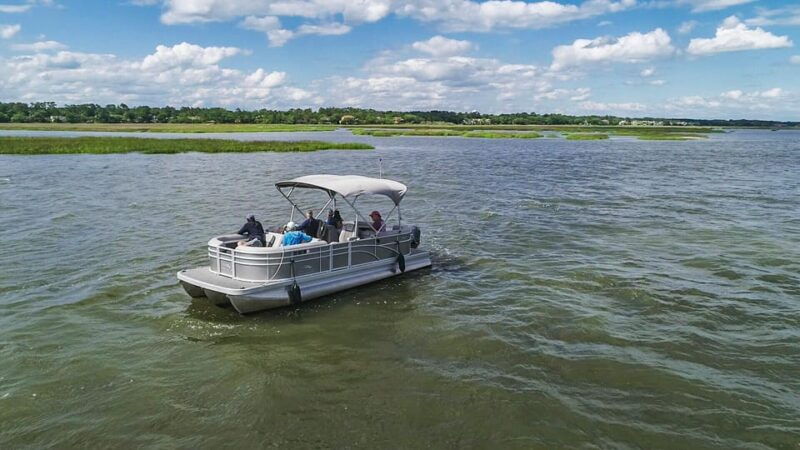 4-hour-22-ft-luxury-pontoon-private-hilton-head-boat-rental