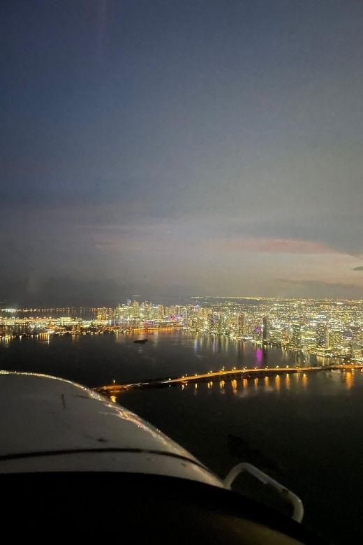 miami-beach-night-lights-private-air-tour-free-champagne