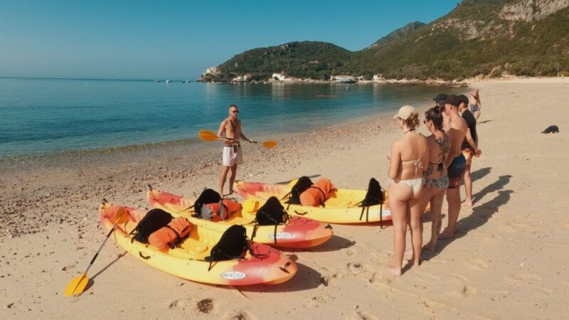 arrabida-kayak-snorkeling-beach-lounge-pick-up-available