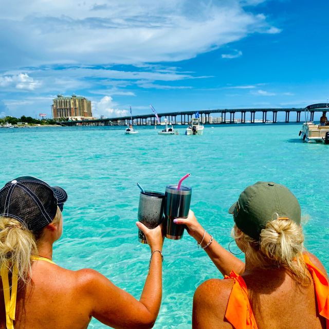 destin-private-charter-to-crab-island-with-dolphin-sighting
