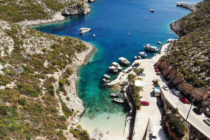 zakynthos-shipwreck-beach-with-blue-caves-land-and-sea-tour