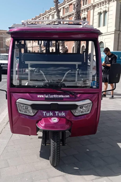 alicante-tuk-tuk-tour-electric-60-minutes-electric