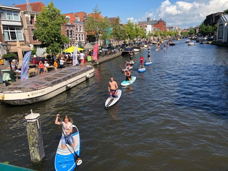 leiden-paddleboard-rental-to-explore-leidens-canals