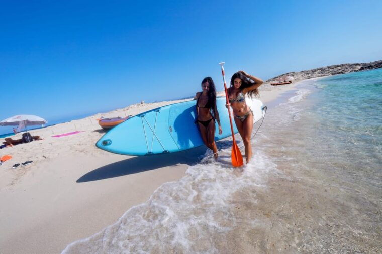 ibiza-vip-boat-tour-to-formentera-with-sports-and-option-of-paella-and-drinks