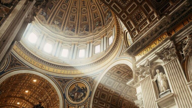 rome-st-peters-dome-climb-basilica-and-vatacombs-tour
