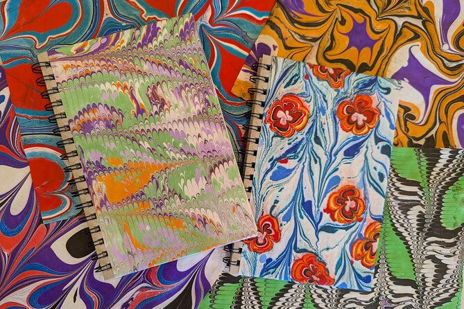 marbled-silk-scarf-trucker-hat-sketchbook-or-4-pieces-of-paper