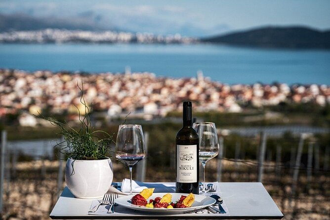 vip-private-split-trogir-chef-prepared-meal-with-wine-sea-view