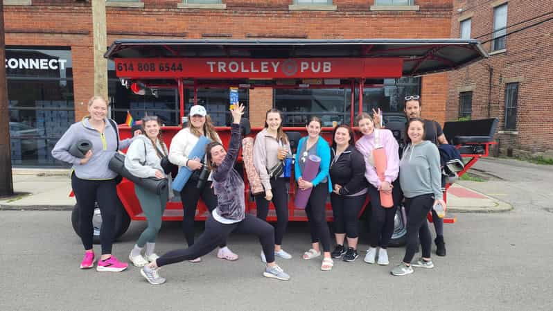 yoga-coffee-tour-on-the-trolley-pub