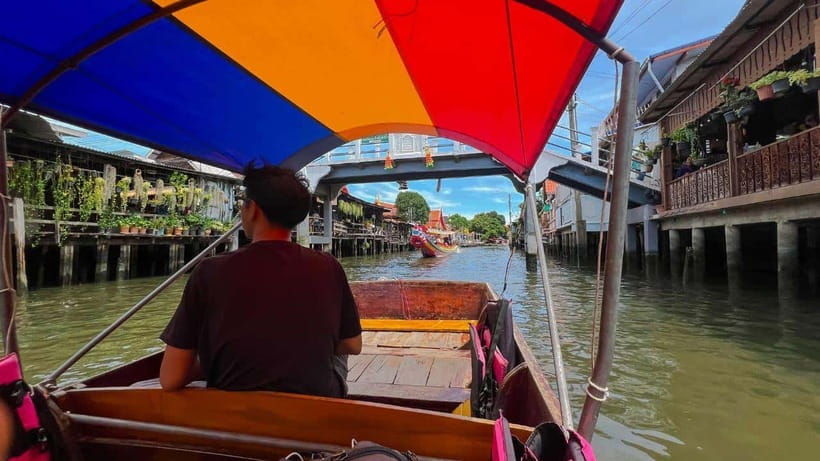 2-hrs-private-bangkok-canal-boat-tour-traditional-flat-boat