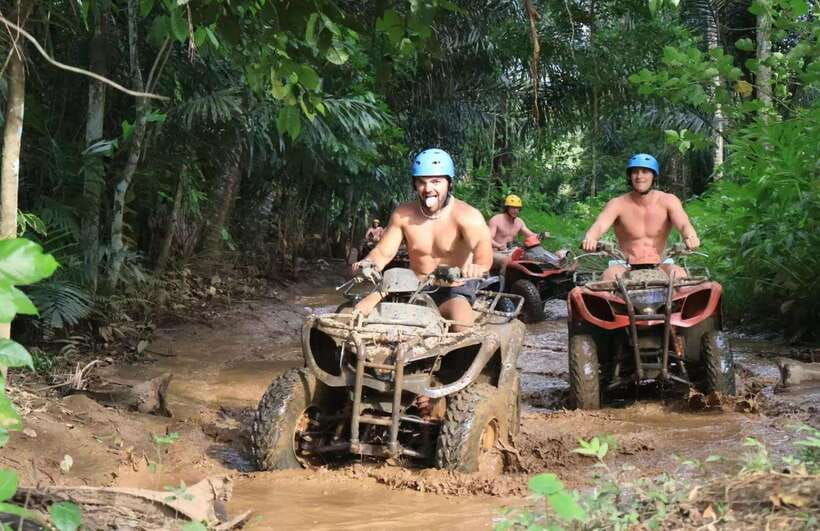 bali-quad-bike-through-gorilla-cave-and-waterfall
