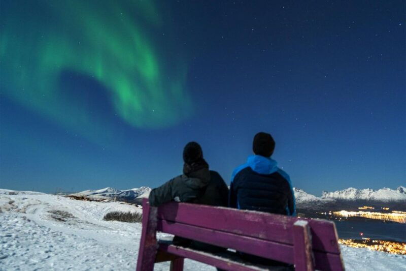 from-tromso-evening-fjellheisen-snowshoe-hike-and-cable-car