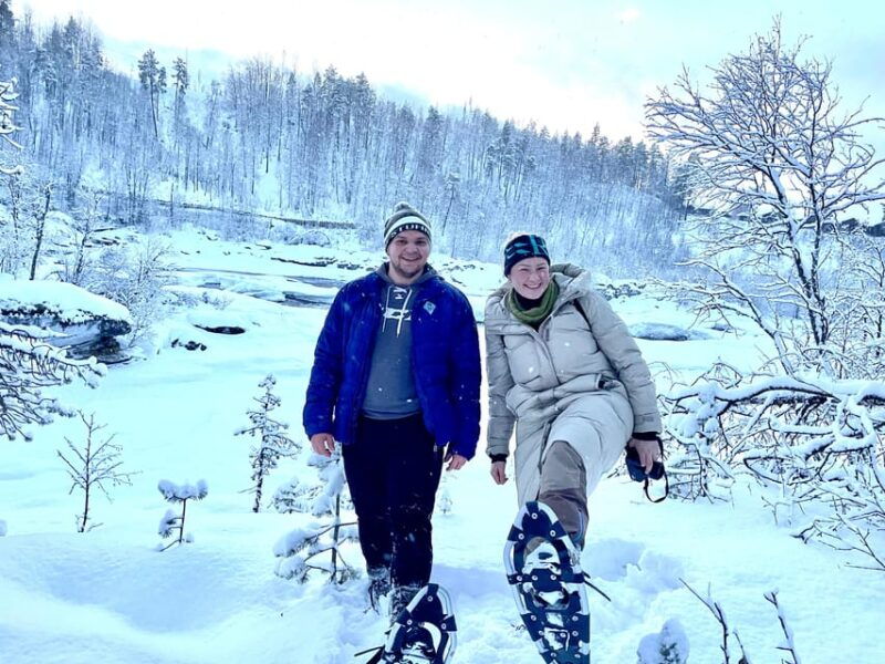 bardufoss-snowshoe-hike-to-norways-national-waterfalls