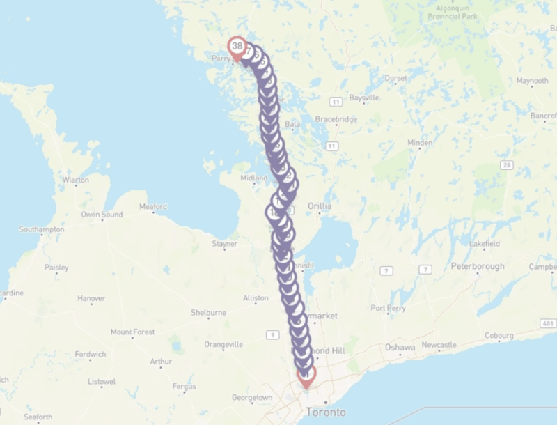 between-parry-sound-toronto-smartphone-audio-driving-tour