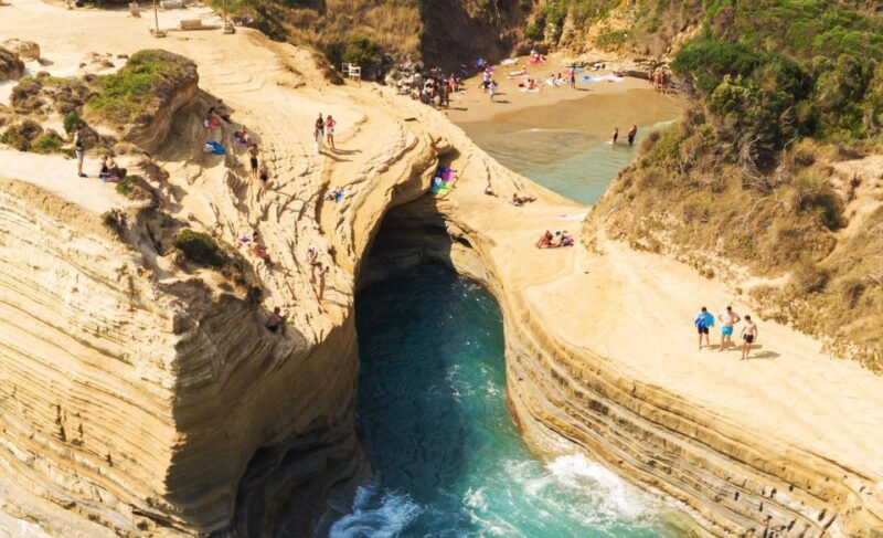 corfu-bus-trip-swim-at-canal-damour-kassiopi-barbati