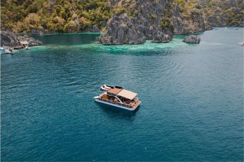 coron-island-hopping-private-double-deck-party-boat-slide