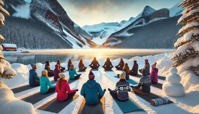 couples-meditation-tour-lake-louise-marble-canyon-more