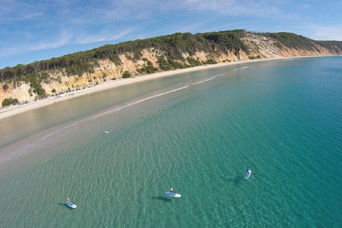 Epic Stand Up Paddle Board Lesson and Coloured Sands 4WD Tour Rainbow Beach - A Closer Look at the Rainbow Beach Paddleboarding and 4WD Adventure
