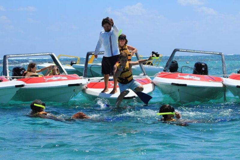 from-cancun-punta-nizuc-speedboat-snorkeling-trip