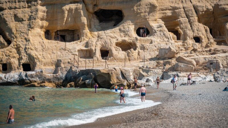 from-heraklion-day-trip-to-matala-hippie-beach-and-caves