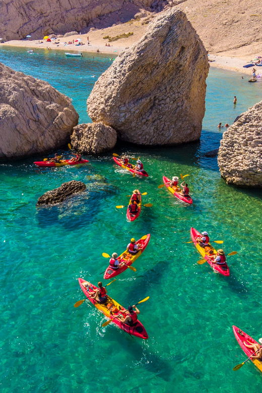 from-metajna-novalja-pag-bay-guided-sea-kayaking-tour