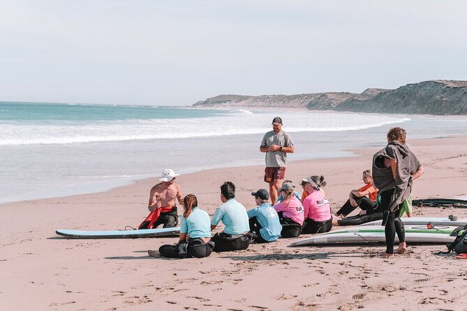 Group Surf Lesson in Corny Point - The Practical Details