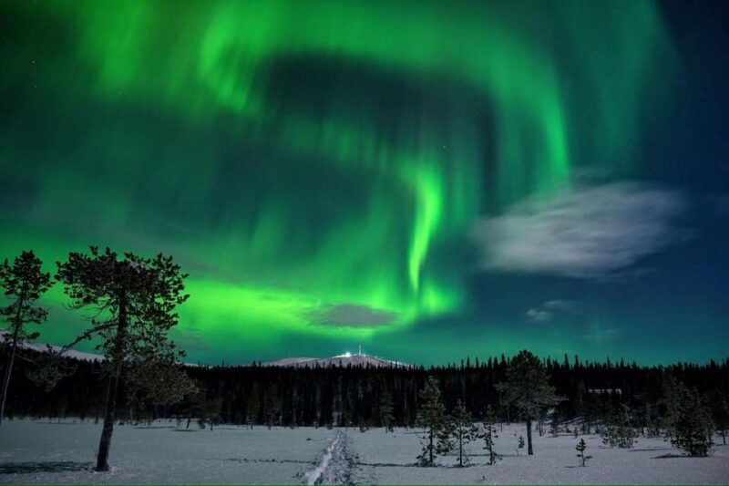 levi-aurora-borealis-bus-snowshoe-tour-with-hot-drink