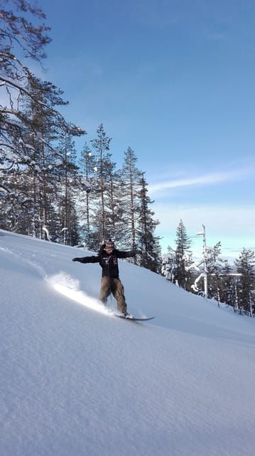 levi-snowsurfing-adventure-with-snowshoe-hike