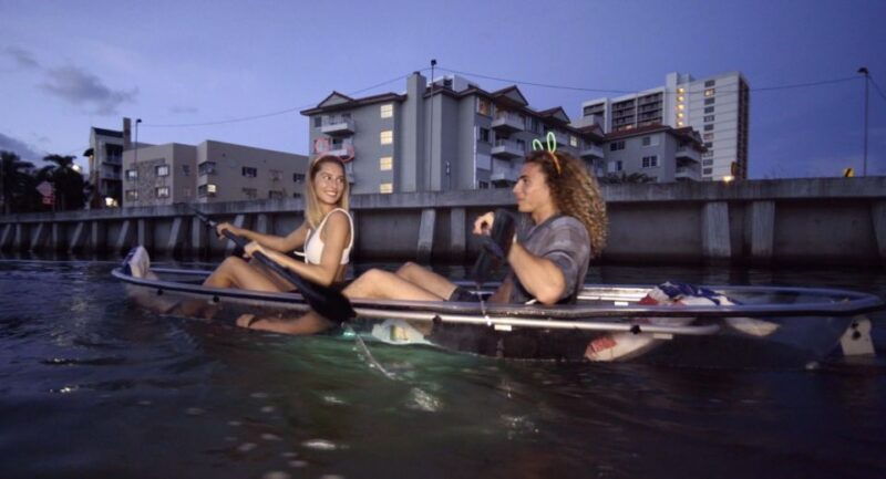 lighted-clear-kayaks-at-night-w-champagne-in-miami-beach