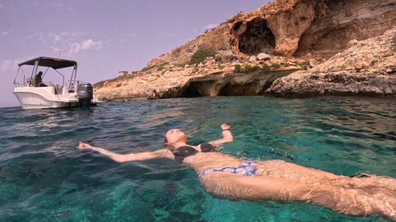 malta-crystal-blue-lagoon-comino-gozo-private-boat-trip