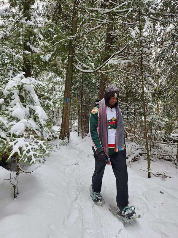 private-nottawasaga-bluffs-caves-snowshoe-creemore-collingwd