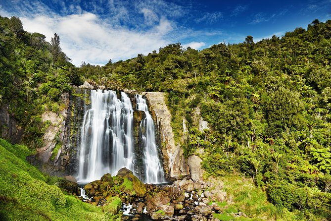 Private Waitomo Caves Tour - Auckland Tour House - The Scenic Highlight: Marakopa Falls