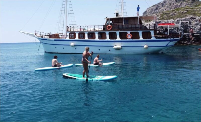 rhodes-gulet-trip-with-food-drinks-sup-kayak-swimming