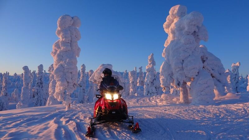 saariselka-evening-snowmobile-tour-with-fire-picnic
