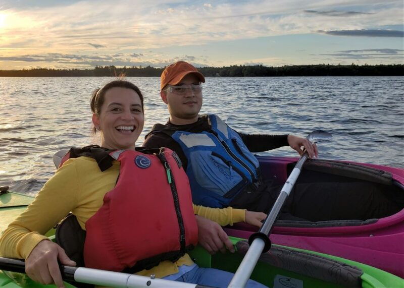 sebago-lake-guided-sunset-tour-by-kayak