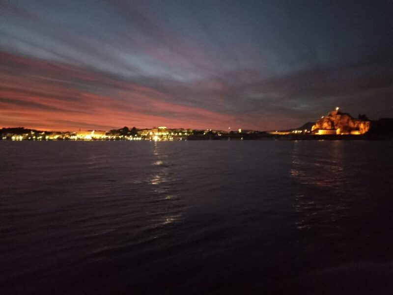 sunset-boat-trip-from-corfu-town-to-mouse-island