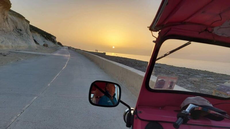 sunset-tuk-tuk-tour-in-gozo-blue-lagoon-comino