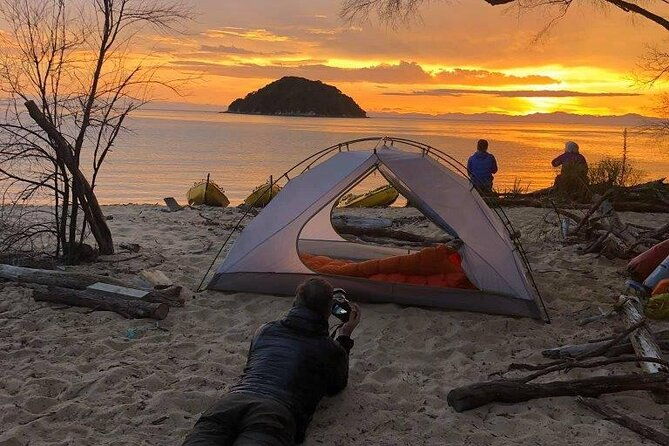3 Day Unguided Kayaking starting in the Abel Tasman National Park New Zealand - Key Points