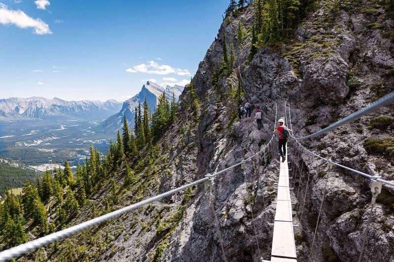 banff-mount-norquay-2-5-or-4-hour-guided-via-ferrata-climb