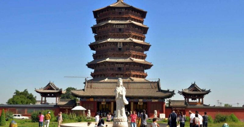 datong-yungang-grottoes-hanging-temple-wooden-pagoda-by-car