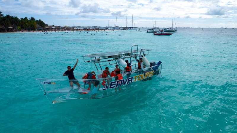 isla-mujeres-excursion-crystal-boat-tour-at-the-caribbean