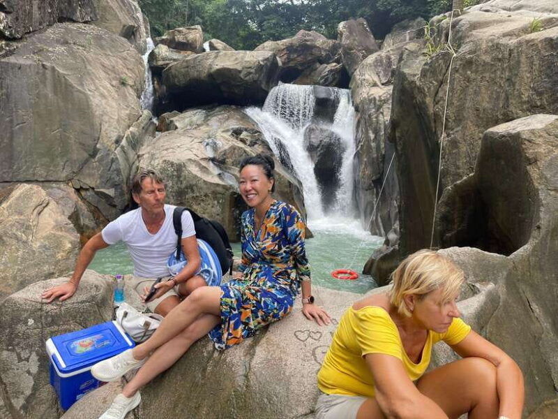 nha-trang-half-day-group-tour-of-ba-ho-waterfall-by-car
