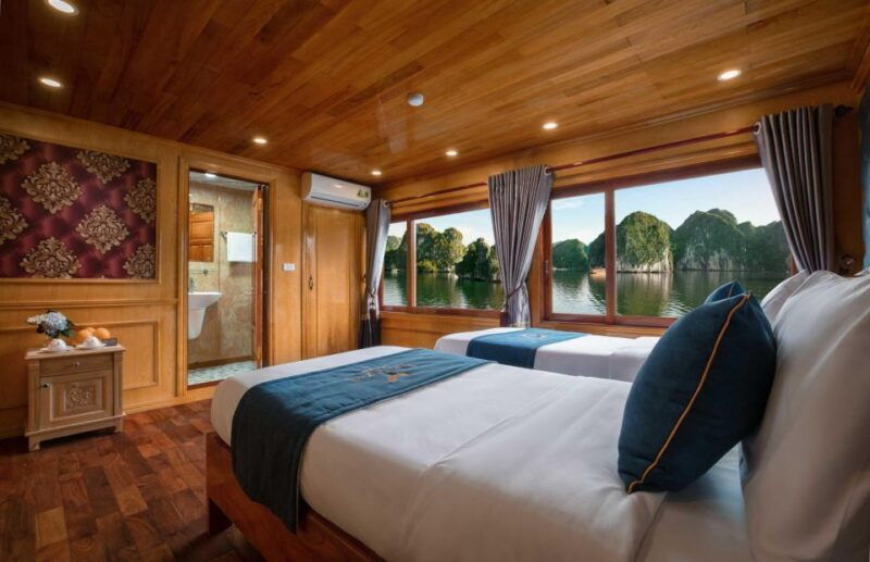 ninh-binh-lan-ha-bay-cozy-cruises-bike-tour-kayak-meals