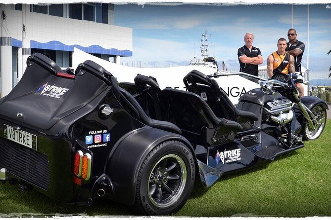 TAURANGA SHORE EXCURSION: V8 TRIKE - 1.5 hour City Sites - FAQ