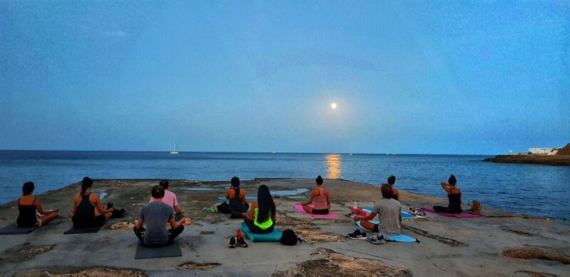 beach-yoga-class-and-swimming-sliema