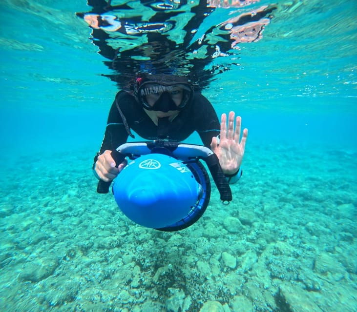 chania-sea-scooter-snorkeling-boat-tour