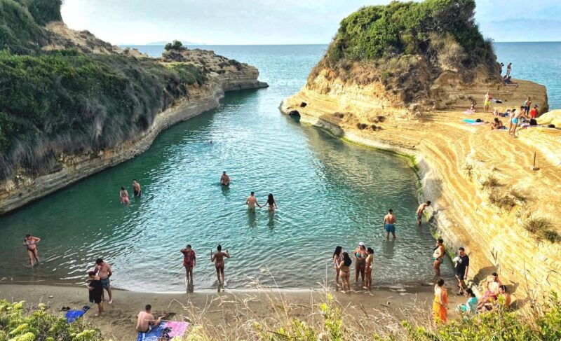 corfu-bus-trip-swim-at-canal-damour-kassiopi-barbati