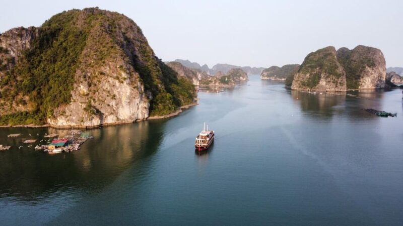 from-ninh-binh-2days-cozy-boutique-lan-ha-bay-cruise-bbq