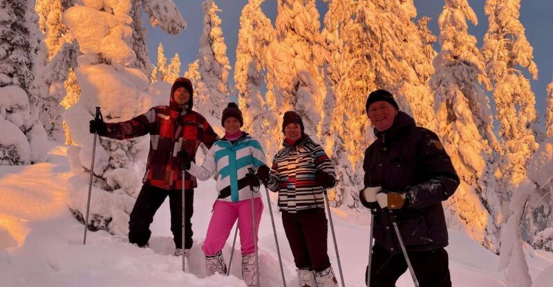 levi-lakeside-forest-snowshoeing